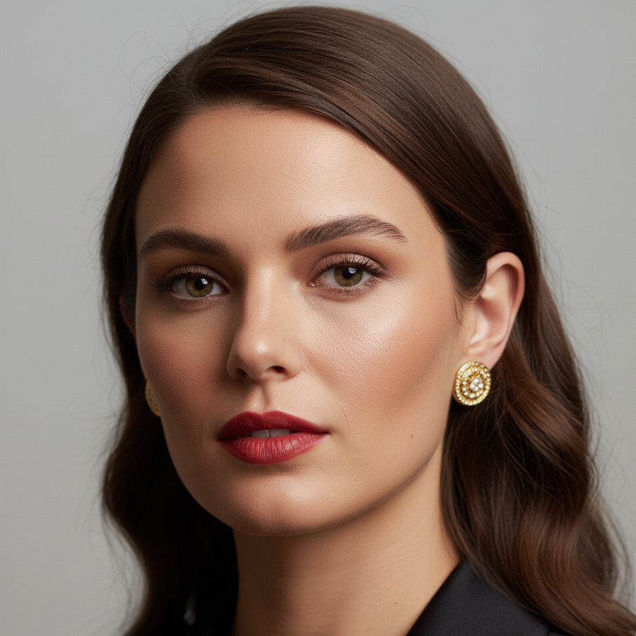 big gold flower stud earringsproduct big gold flower stud earringsproduct